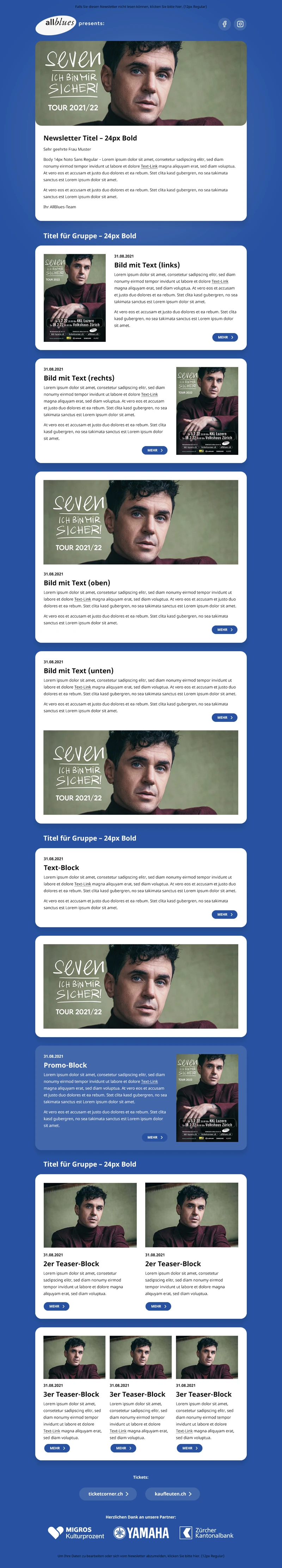 Newsletter-Tool Schweiz Allblues